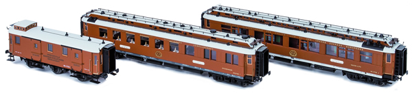 Kato HobbyTrain Lemke H44017 - 3pc Vienna-Nice-Cannes Orient Express Passenger Coach Set #2  